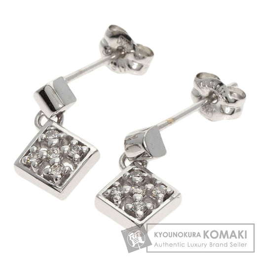 MICHEL KLEIN   earring Diamond K18 White Gold Ladies