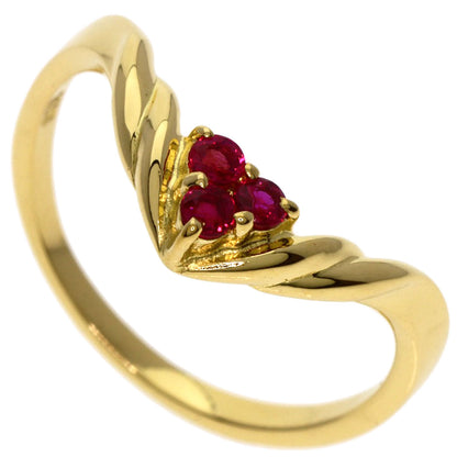 TASAKI   Ring Ruby K18 Yellow Gold Ladies