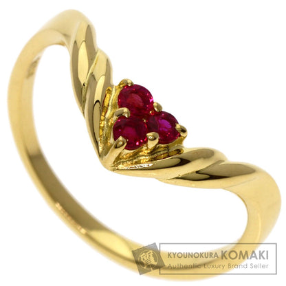 TASAKI   Ring Ruby K18 Yellow Gold Ladies