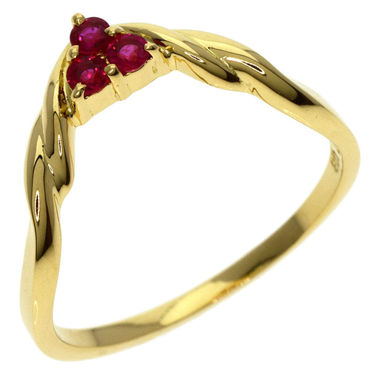 TASAKI   Ring Ruby K18 Yellow Gold Ladies