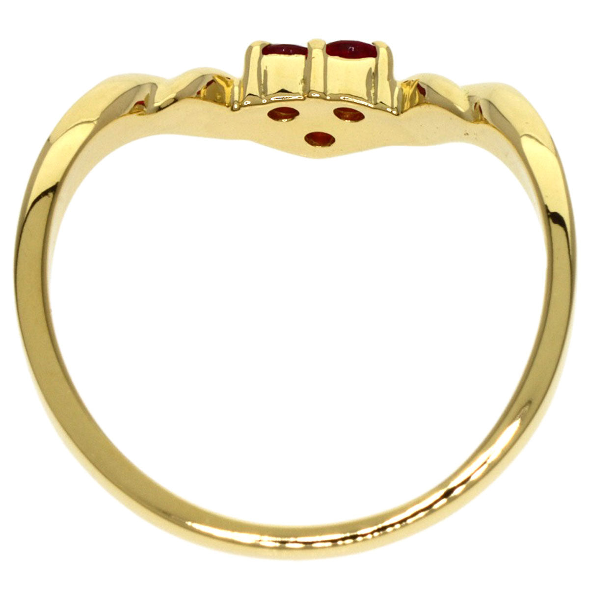 TASAKI   Ring Ruby K18 Yellow Gold Ladies