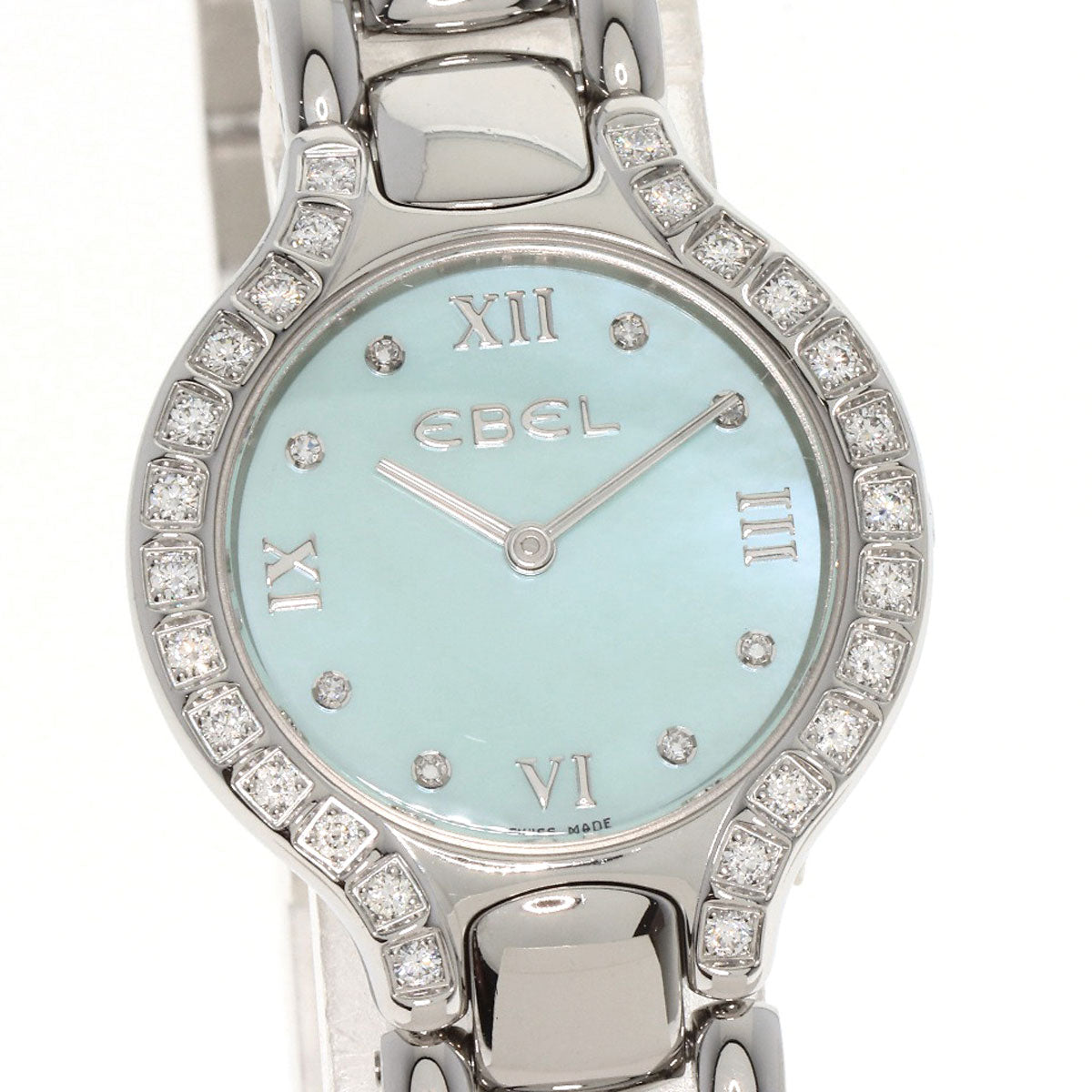 EBEL Beluga 8P Diamond Watches  Stainless Steel/Stainless Steel Ladies