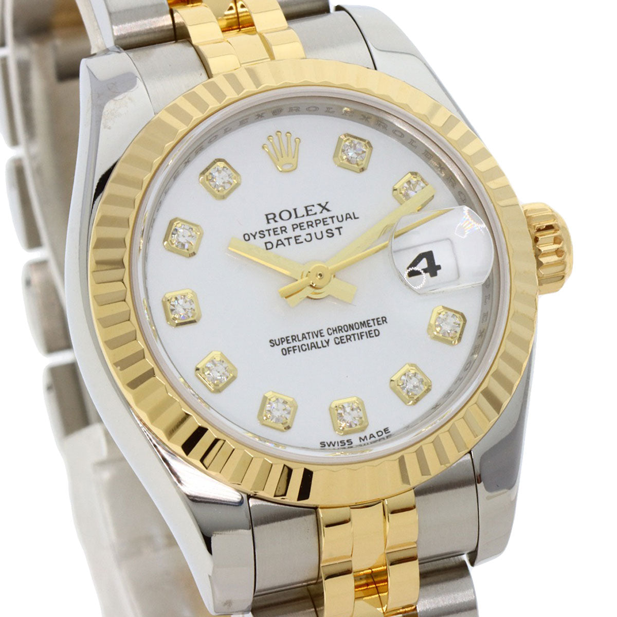 ROLEX Datejust 10PDiamond Watches 179173G Stainless Steel/SSxK18YG Ladies