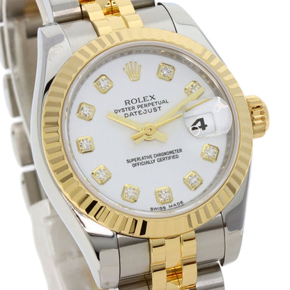 ROLEX Datejust 10PDiamond Watches 179173G Stainless Steel/SSxK18YG Ladies