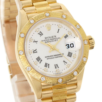 ROLEX Datejust 10P Bezel Diamond Watches 69288G K18 Yellow Gold/18K Yellow Gold Ladies