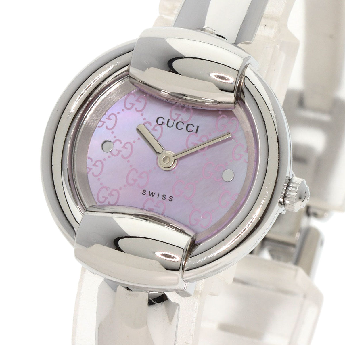 GUCCI Round face Watches 1400L Stainless Steel/Stainless Steel Ladies