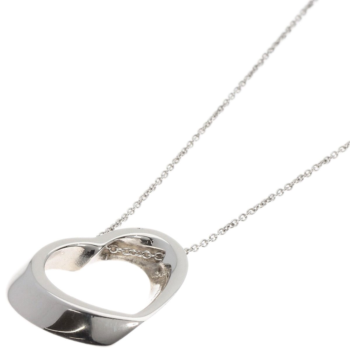 TIFFANY&Co.   Necklace heart Silver Ladies