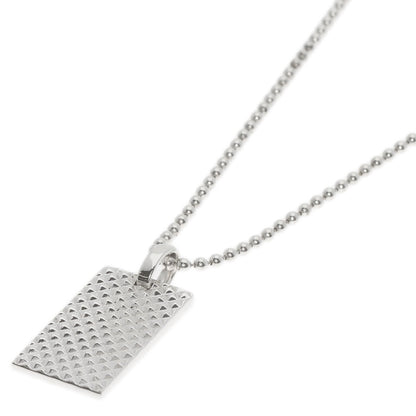 TIFFANY&Co.   Necklace Square plate Silver Ladies