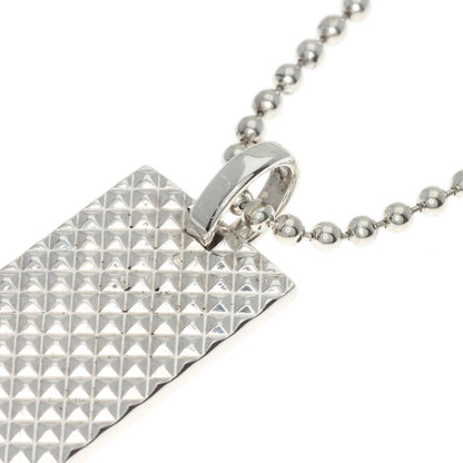 TIFFANY&Co.   Necklace Square plate Silver Ladies