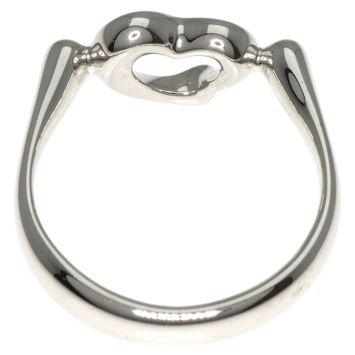 TIFFANY&Co.   Ring Open heart Silver Ladies