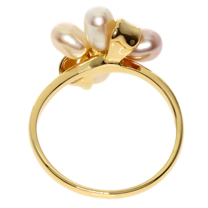 TASAKI   Ring Freshwater Pearl Pearl Diamond K18 Yellow Gold Ladies