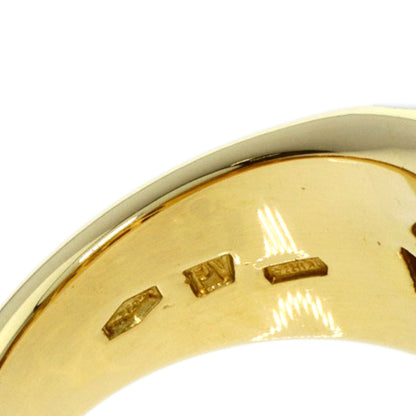 Ponte Vecchio   Ring Enamel Flower K18 Yellow Gold Ladies