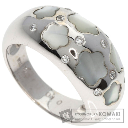 Ponte Vecchio   Ring White Shell Diamond K18 White Gold Ladies