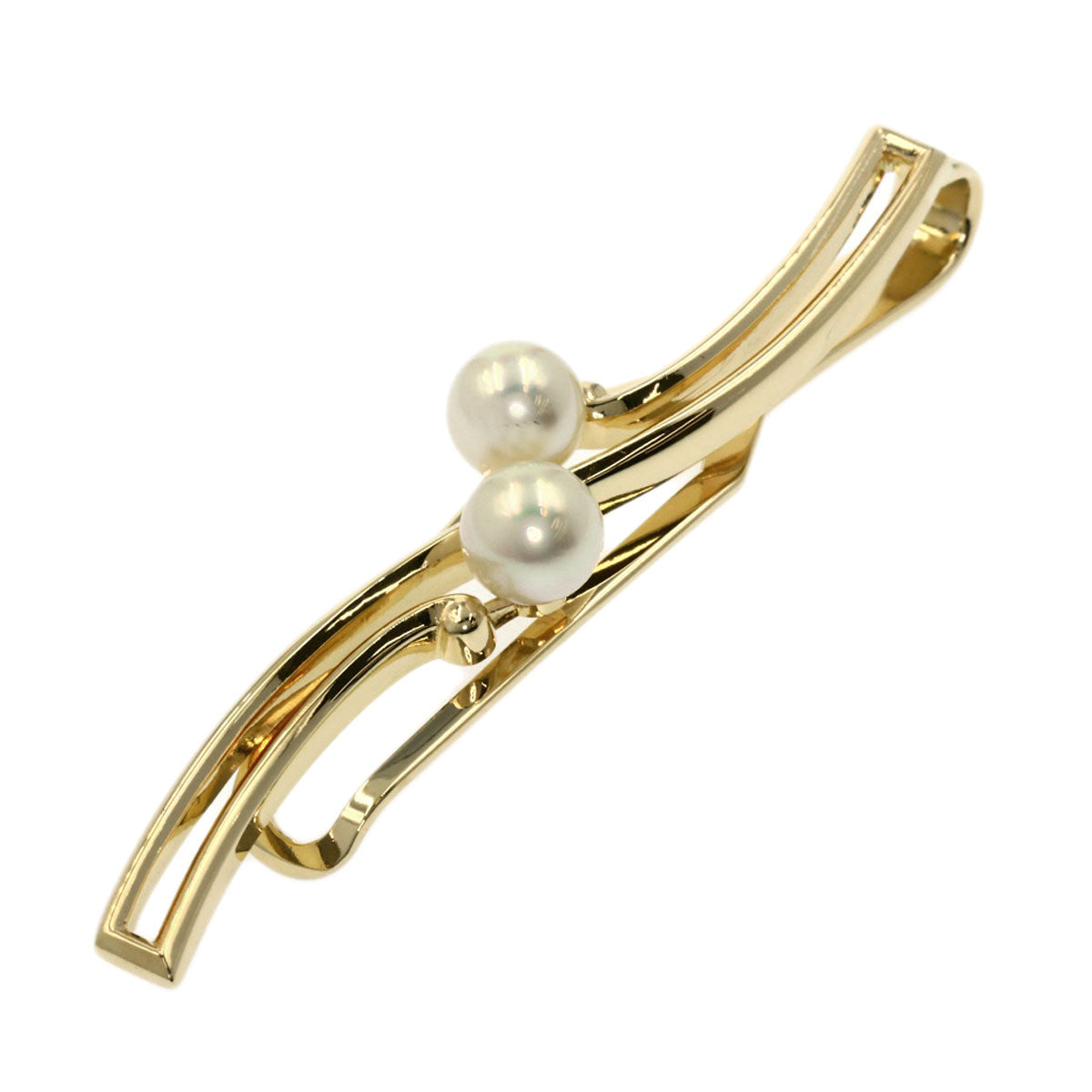 MIKIMOTO   Tie pin Pearl Pearl K14 Yellow Gold mens