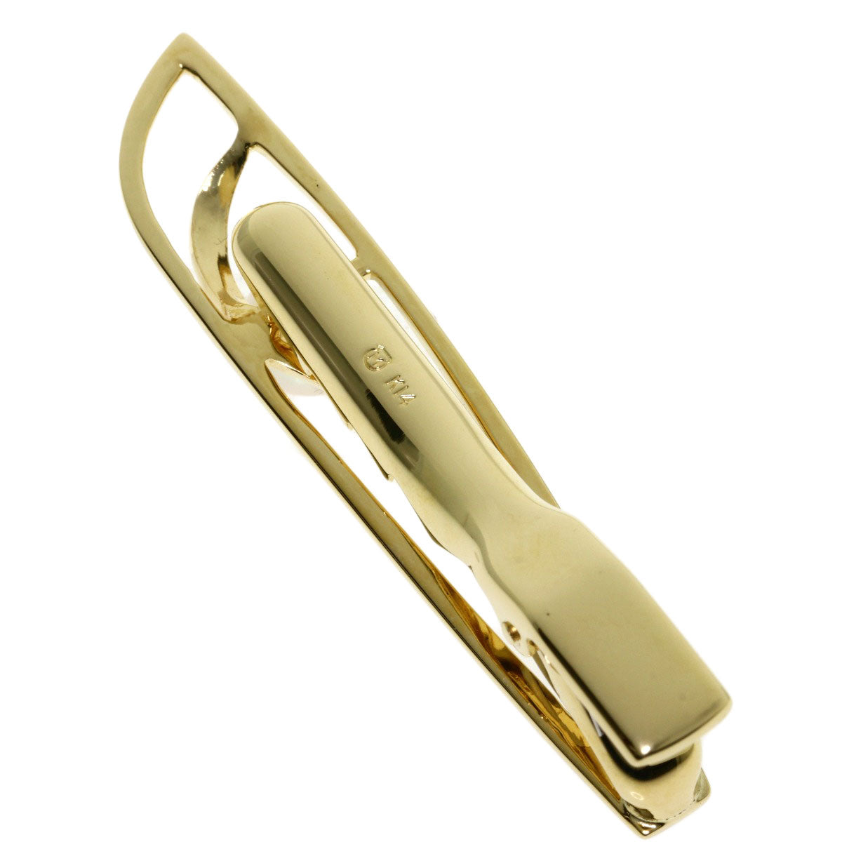 MIKIMOTO   Tie pin Akoya pearl Pearl K14 Yellow Gold mens