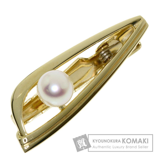 MIKIMOTO   Tie pin Akoya pearl Pearl K14 Yellow Gold mens