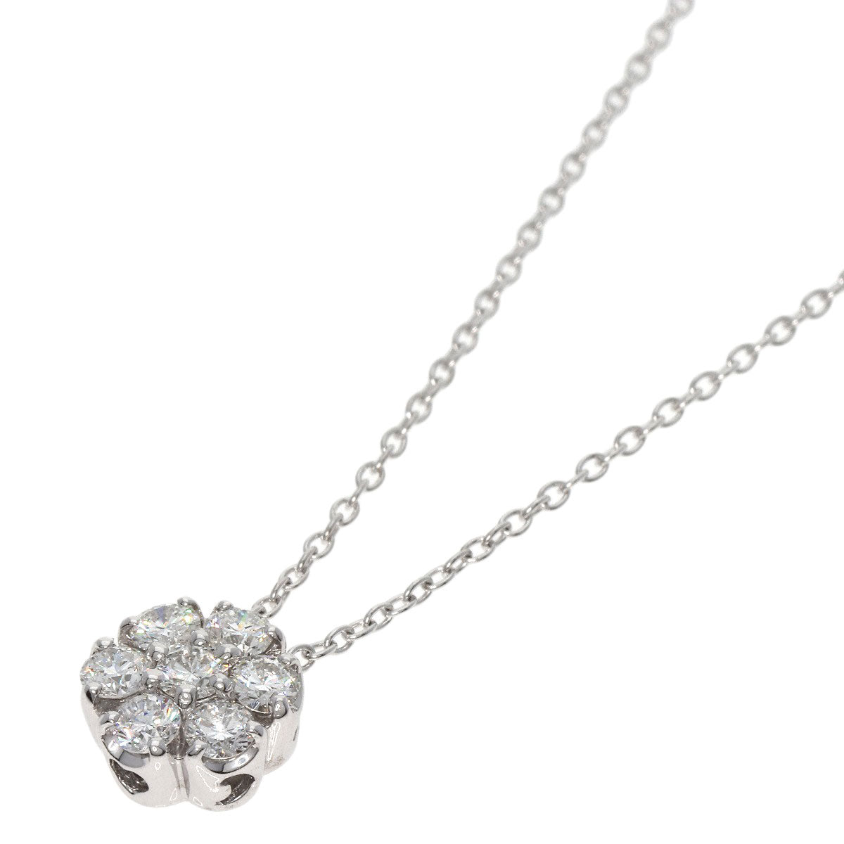 Ponte Vecchio   Necklace Diamond K18 White Gold Ladies