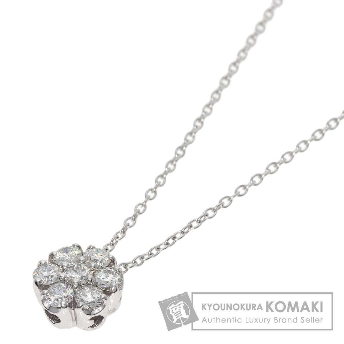 Ponte Vecchio   Necklace Diamond K18 White Gold Ladies