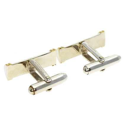 TIFFANY&Co.   cuffs Two-Tone  Silver 18K Yellow Goldmens