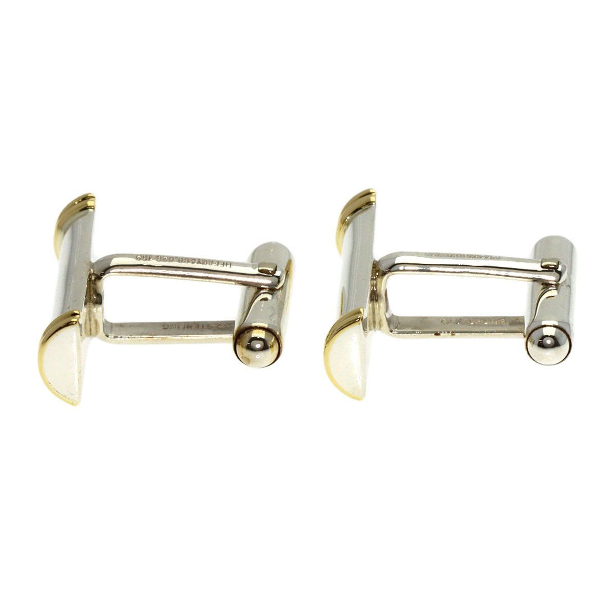 TIFFANY&Co.   cuffs Two-Tone  Silver 18K Yellow Goldmens