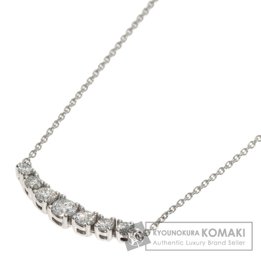 TIFFANY&Co.   Necklace East West Diamond Platinum PT950 Ladies