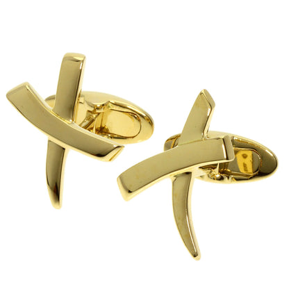 TIFFANY&Co.   cuffs kiss K18 Yellow Gold mens