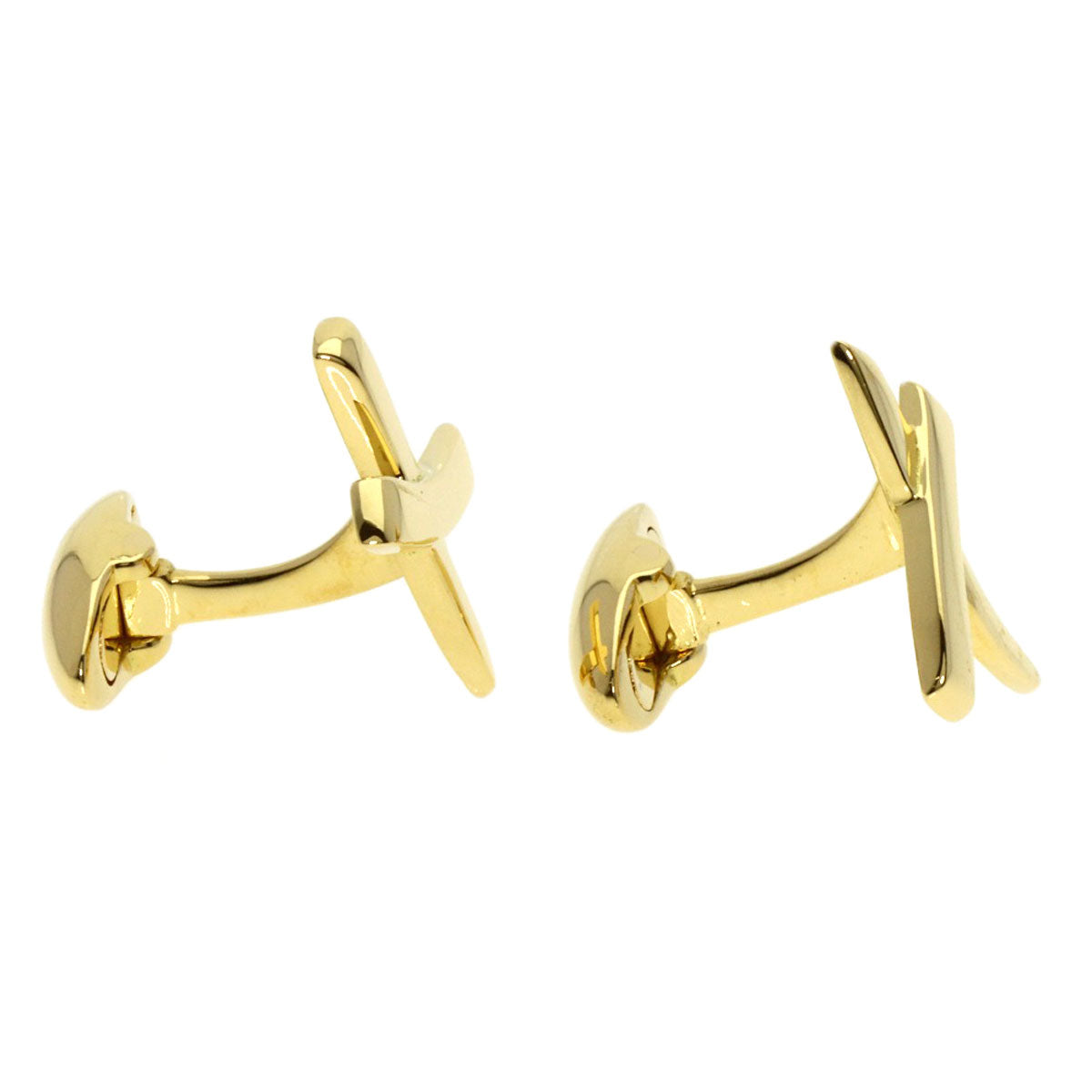 TIFFANY&Co.   cuffs kiss K18 Yellow Gold mens