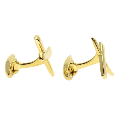 TIFFANY&Co.   cuffs kiss K18 Yellow Gold mens