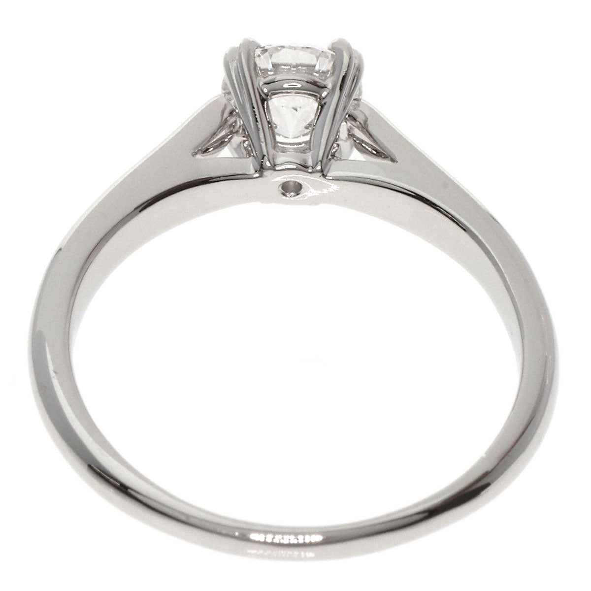 HARRY WINSTON   Ring Solitaire Diamond F-VVS2-EX Platinum PT950 Ladies