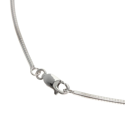 TASAKI   Necklace Diamond Omega K18 White Gold Ladies