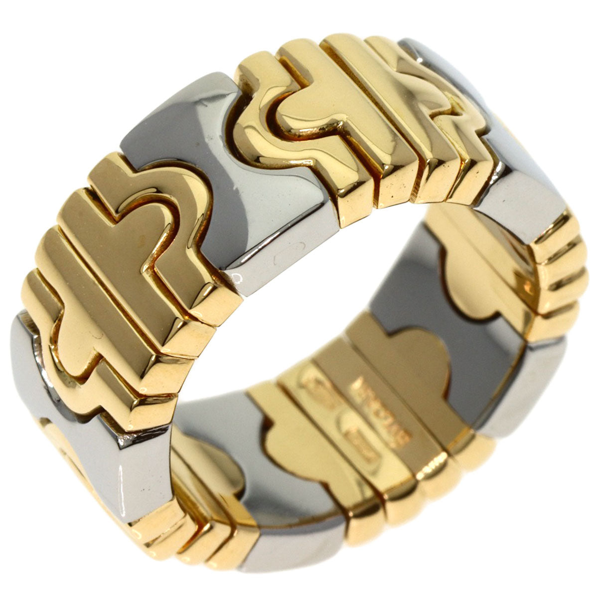 BVLGARI   Ring Parentesi K18 Yellow Gold Stainless SteelLadies