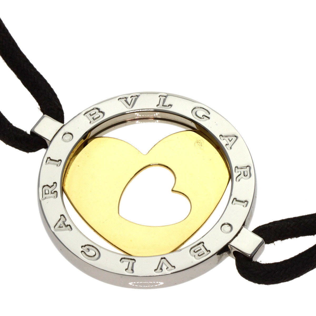 BVLGARI   Bracelet Tondo heart K18 Yellow Gold Stainless SteelLadies