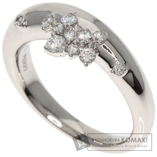 star sand   Ring Diamond Platinum PT900 Ladies