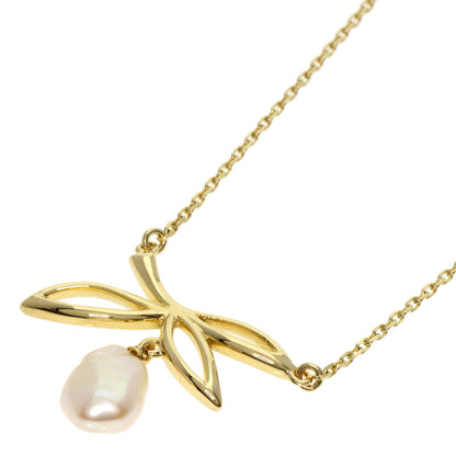 MIKIMOTO   Necklace Pearl Pearl K14 Yellow Gold Ladies