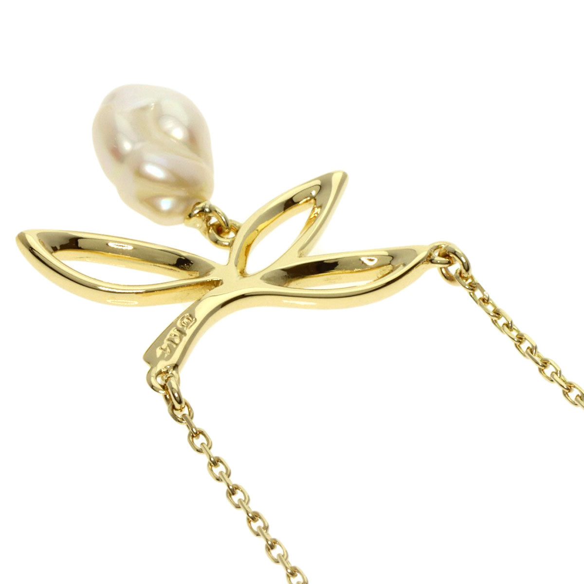 MIKIMOTO   Necklace Pearl Pearl K14 Yellow Gold Ladies