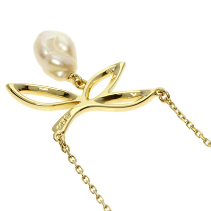 MIKIMOTO   Necklace Pearl Pearl K14 Yellow Gold Ladies