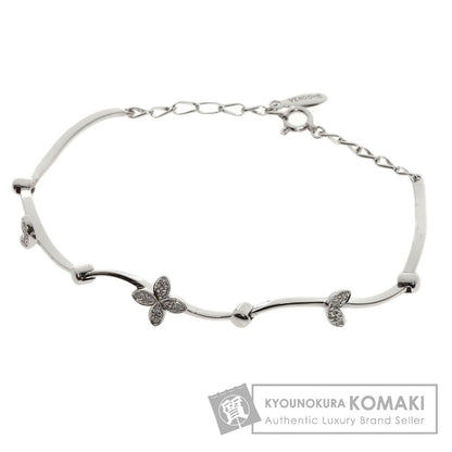 VANDOME   Bracelet Flower motif Diamond K18 White Gold Ladies