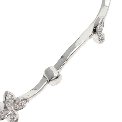 VANDOME   Bracelet Flower motif Diamond K18 White Gold Ladies