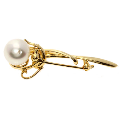 TASAKI   Brooch Pearl Pearl Diamond K18 Yellow Gold Ladies