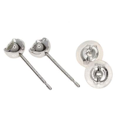 4℃   earring Diamond studs Platinum PT900 Ladies