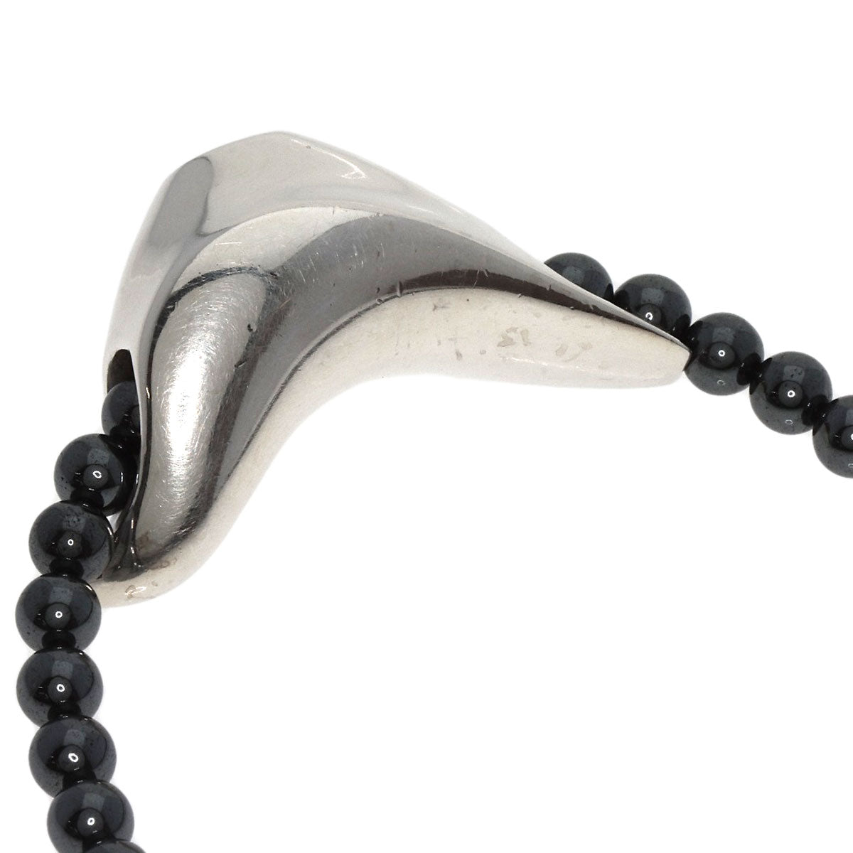 Georg Jensen   Necklace bird hans hansen hematite Silver unisex