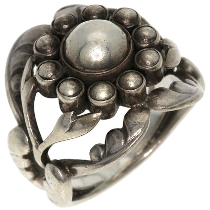 Georg Jensen   Ring moonlight blossom 10 Silver Ladies