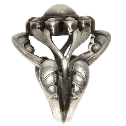 Georg Jensen   Ring moonlight blossom 10 Silver Ladies