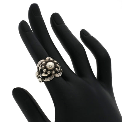 Georg Jensen   Ring moonlight blossom 10 Silver Ladies