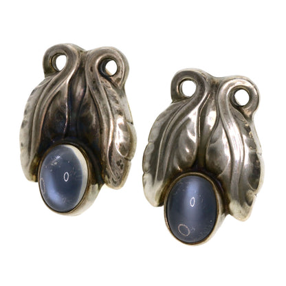 Georg Jensen   Earring Moonstone 108 Silver Ladies