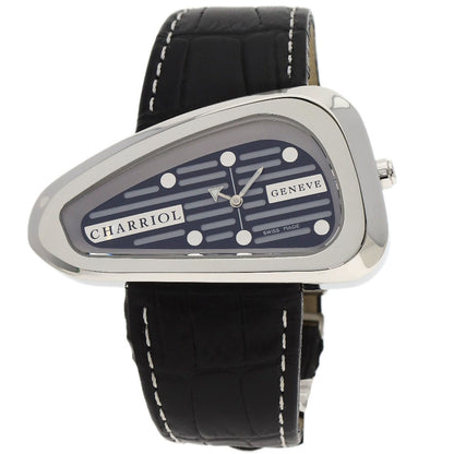 PHILIPPE CHARRIOL Iron Watches  Stainless Steel/Leather mens