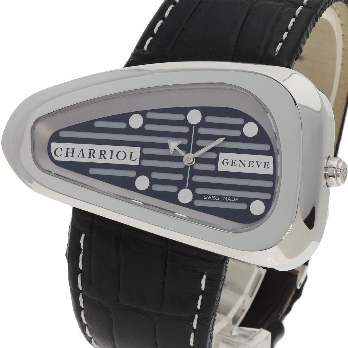 PHILIPPE CHARRIOL Iron Watches  Stainless Steel/Leather mens