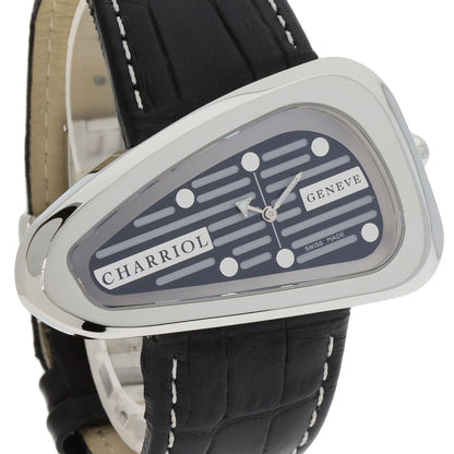 PHILIPPE CHARRIOL Iron Watches  Stainless Steel/Leather mens