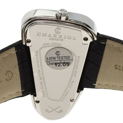 PHILIPPE CHARRIOL Iron Watches  Stainless Steel/Leather mens