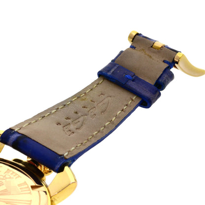 Gaga Milano Manuare 1.6 " Watches  Gold Plated/Leather Ladies